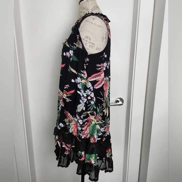 Floral Mini Ruffle Dress - Picture 4 of 10